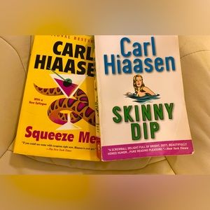 Two fun reads by Carl Hiaasen. If you’ve never read his books, you should!